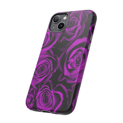Protective Phone Case – Amethyst Roses
