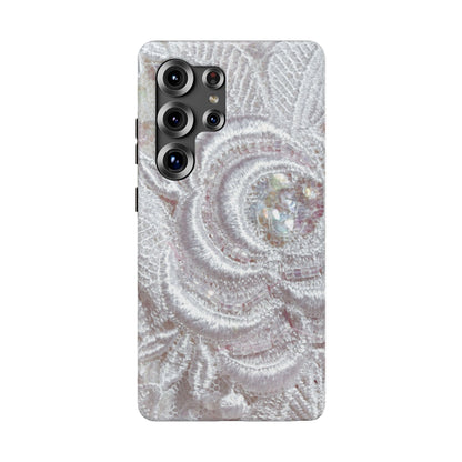 Impact-Resistant Phone Case – Lace Veil