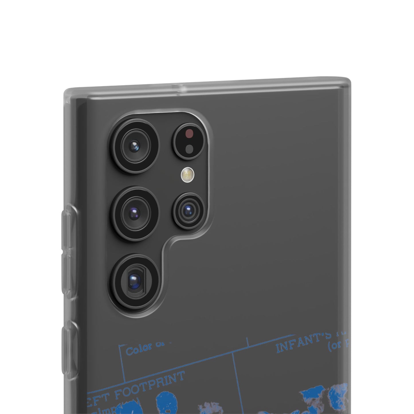 Flexi Case – Mom’s Little Blue Footprints