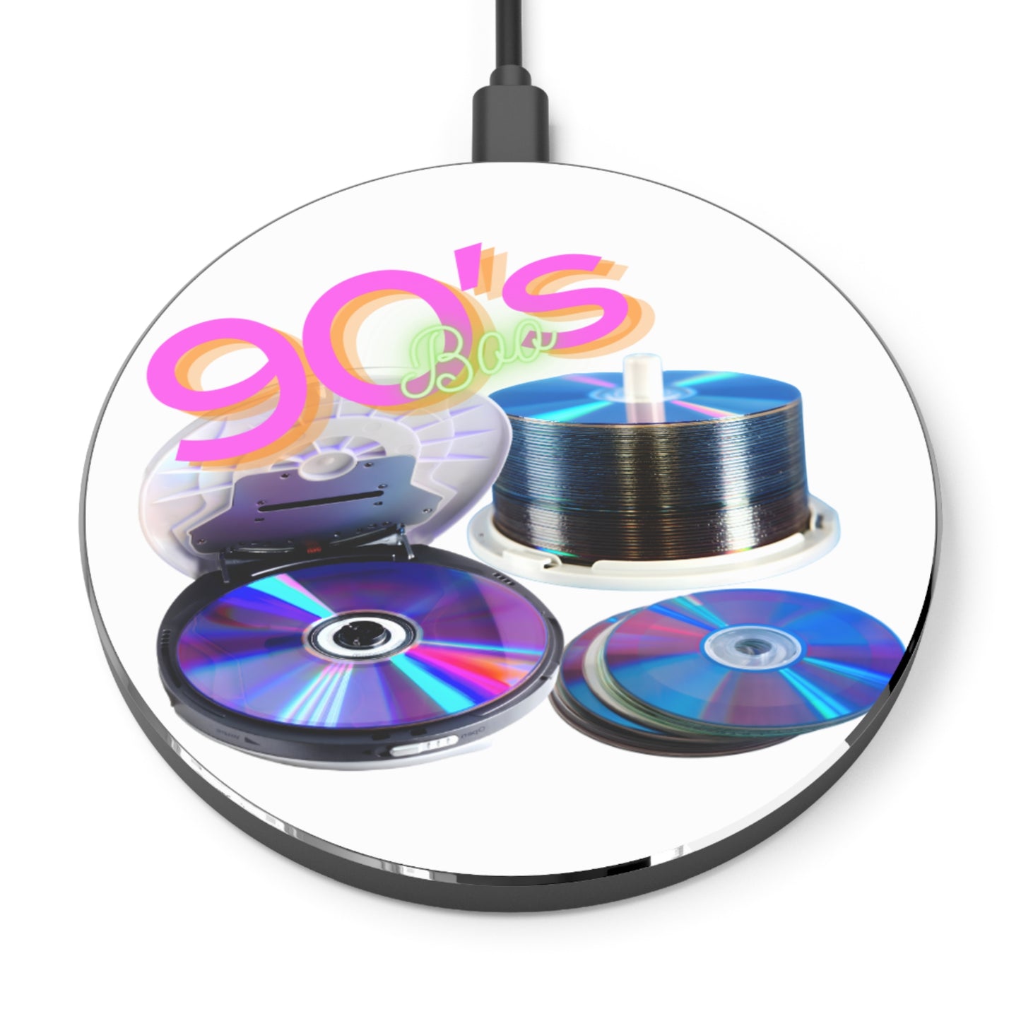 Wireless Charger – 90s Spin