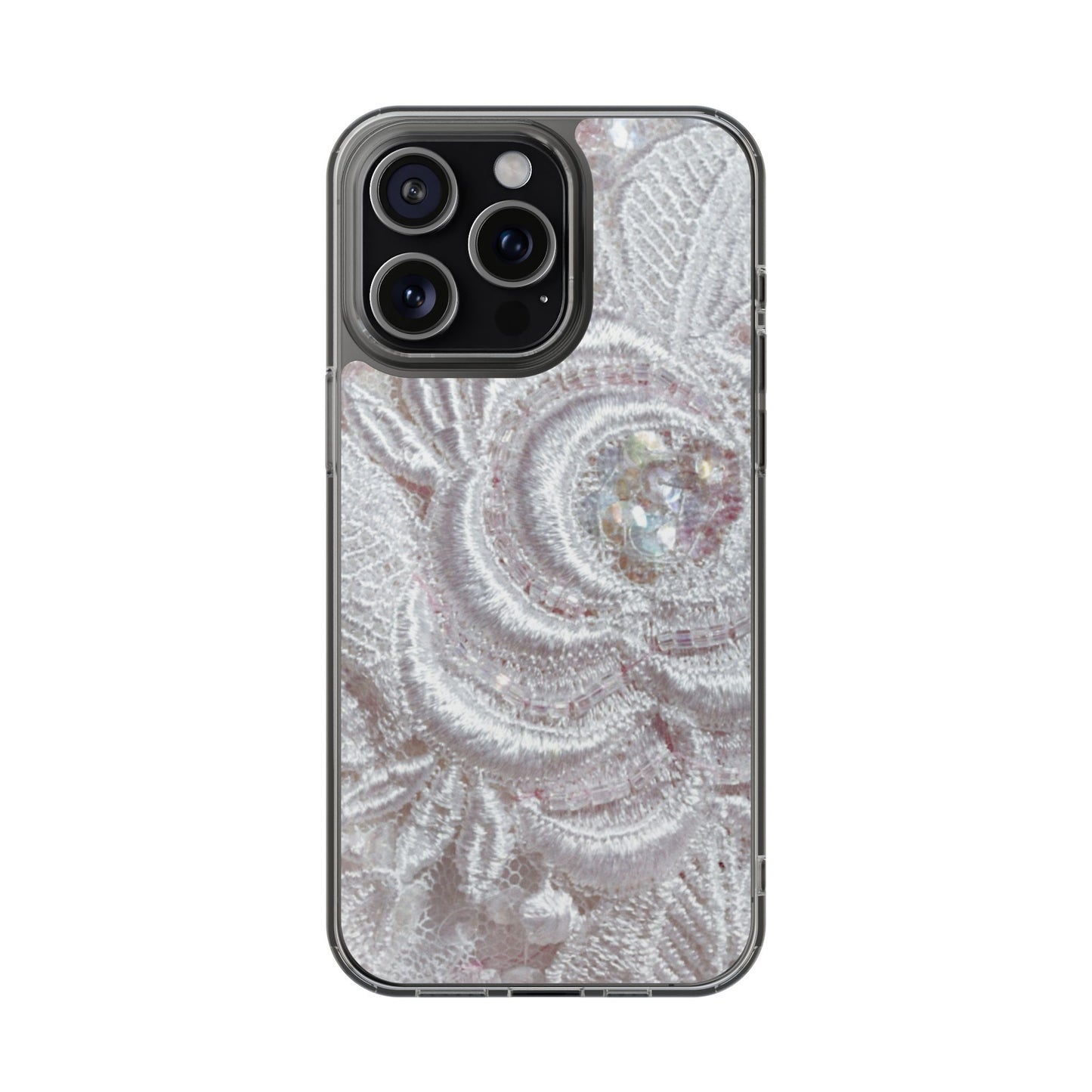 Clear Phone Case – Lace Veil