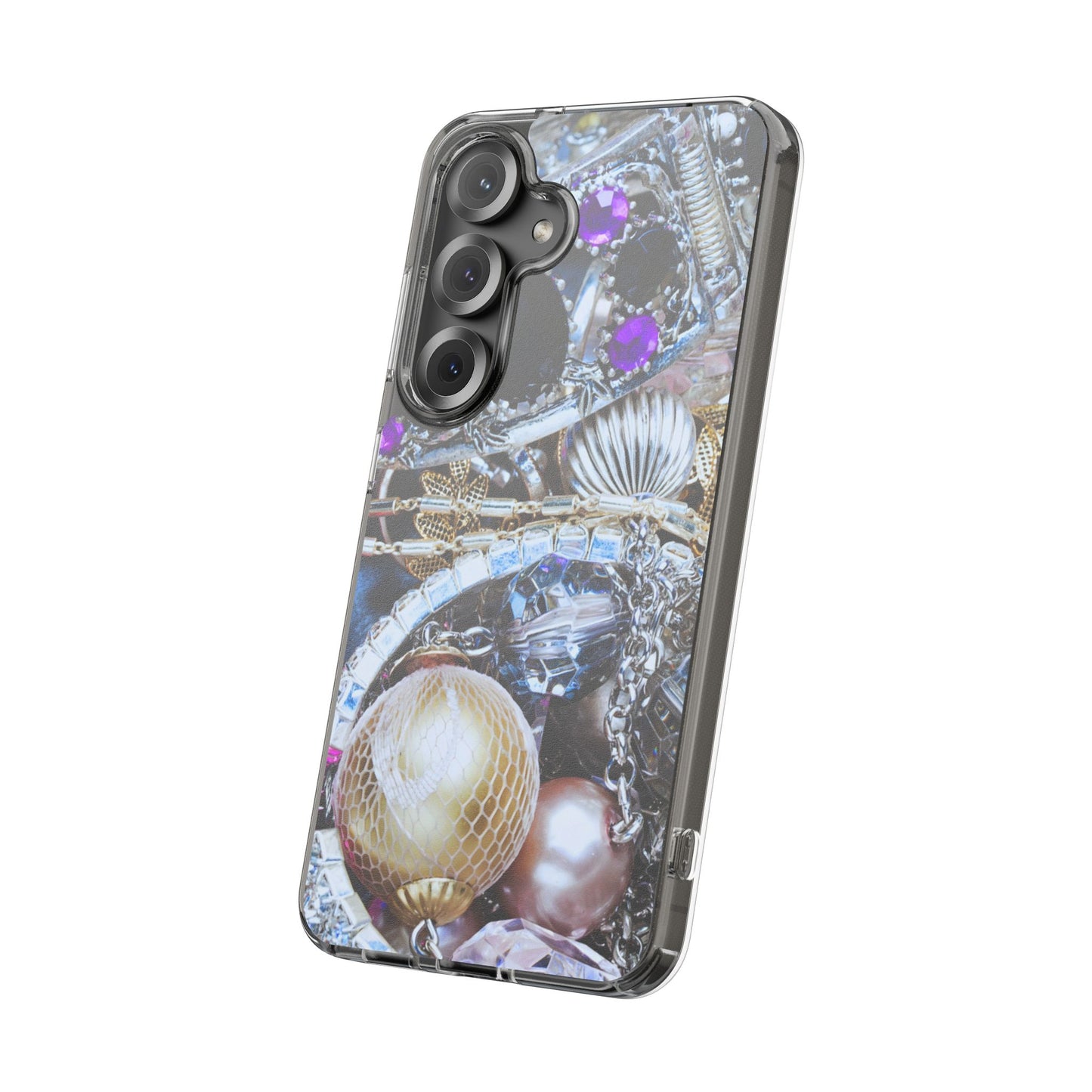 Clear Phone Case – Chrome Jewel