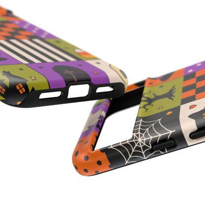 Protective Phone Case – Spooky Patchwork