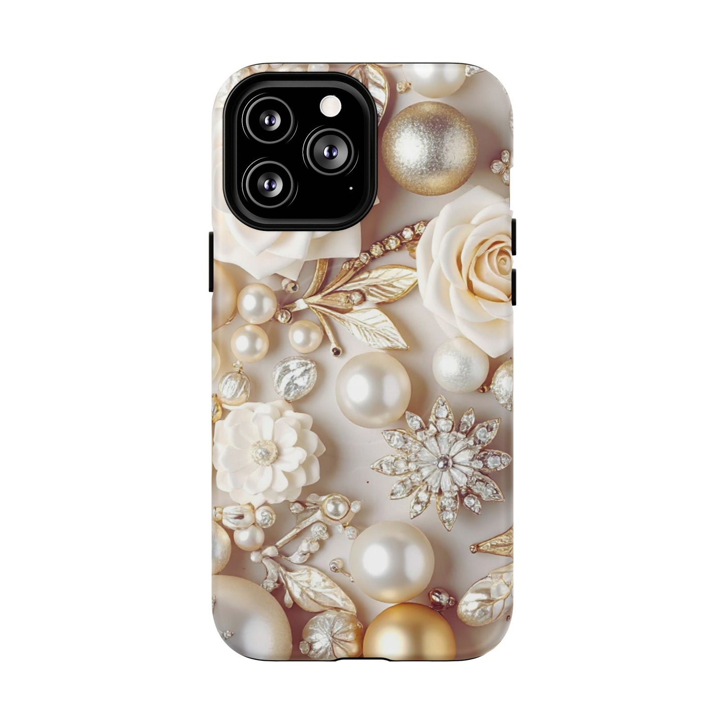 Protective Magnetic Phone Case – Ivory Opulence