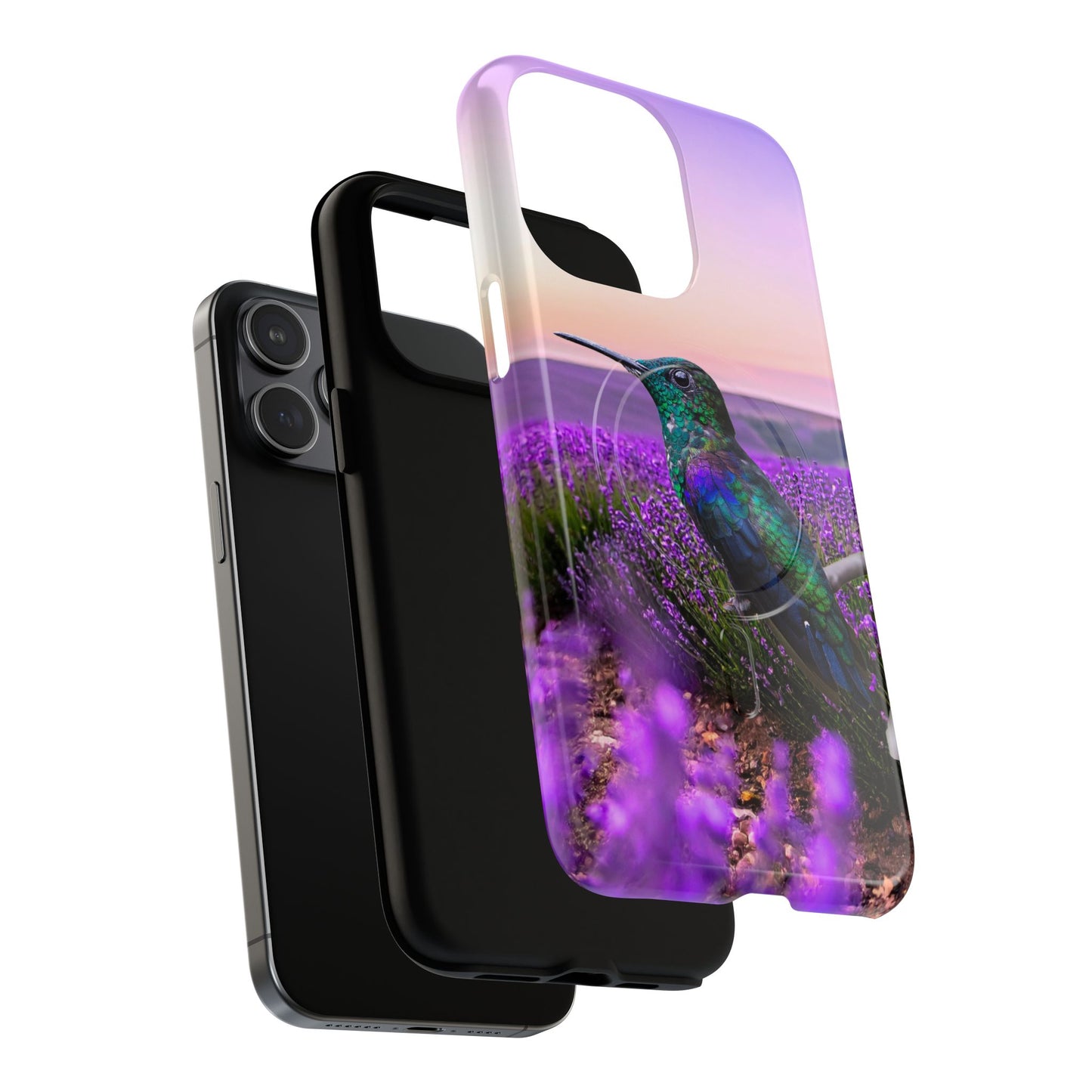 Protective Magnetic Phone Case – Hummingbird Reverie