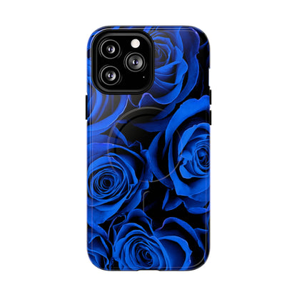 Protective Magnetic Phone Case – Midnight Bloom