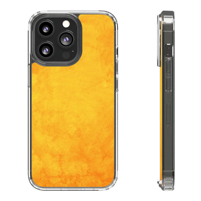 Clear Phone Case – Saffron Smoke