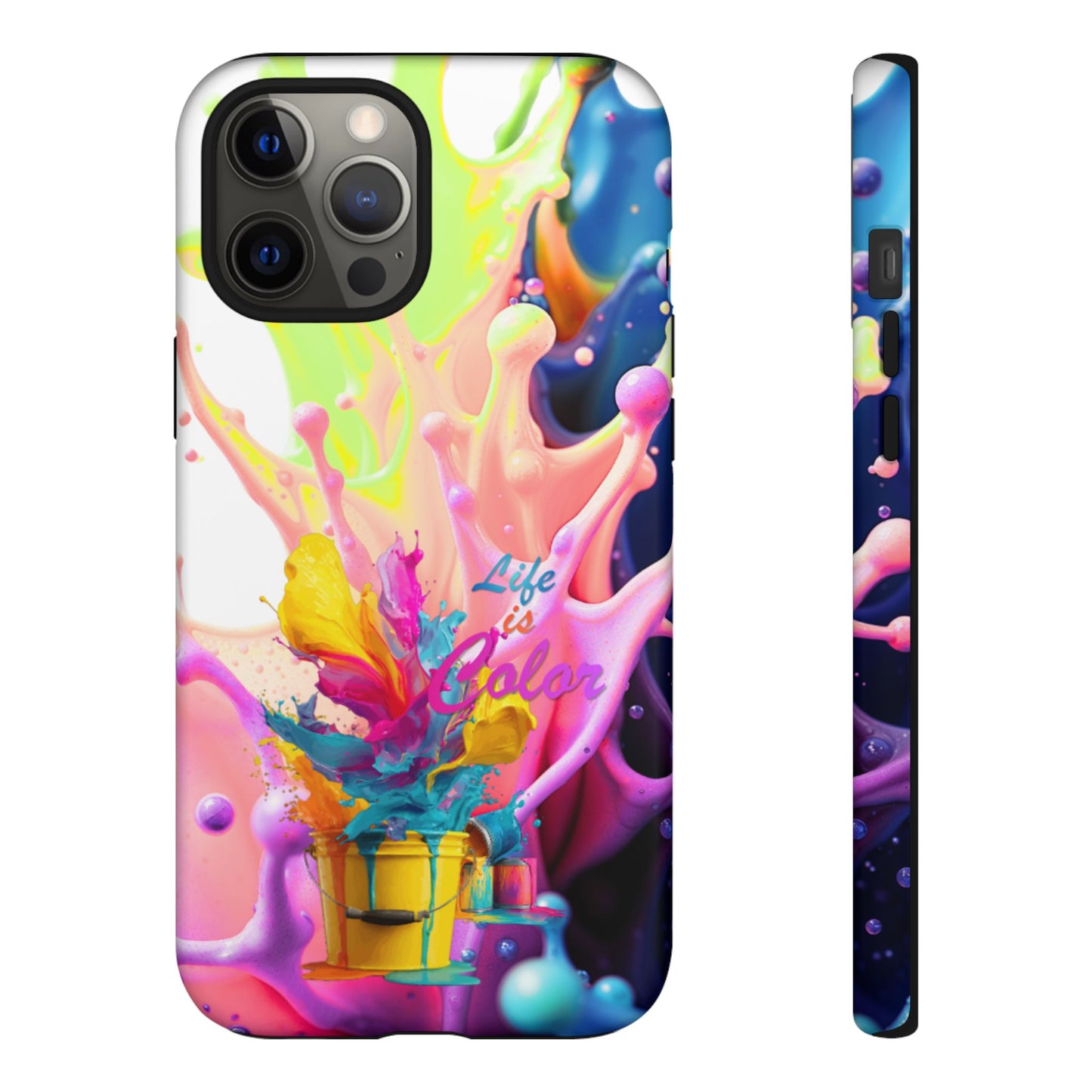 Color Splash Phone Case — “Life in Color” Protective Tough Case