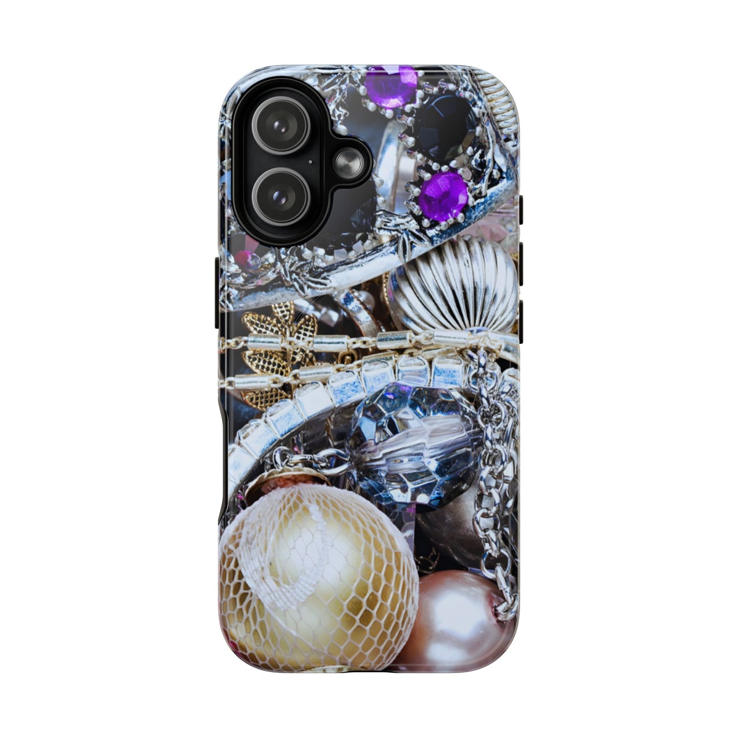 Protective Magnetic Phone Case – Chrome Jewel