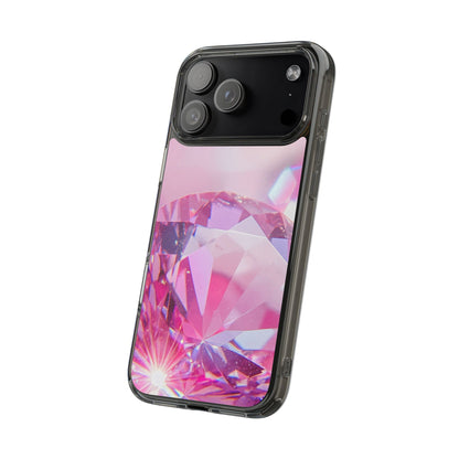 Clear Phone Case – Pink Ice