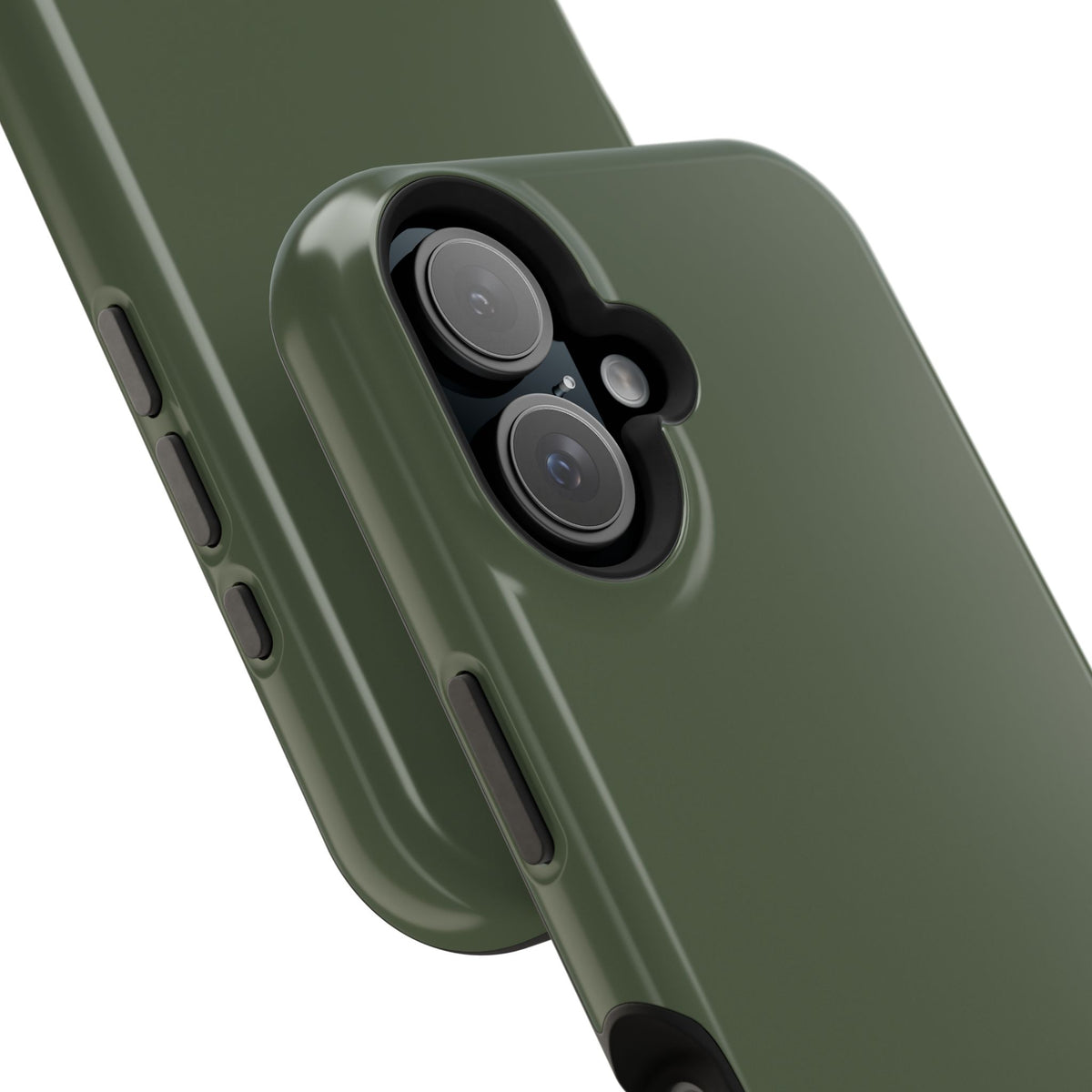 Impact-Resistant Phone Case — Military Green Protective Shockproof Cover