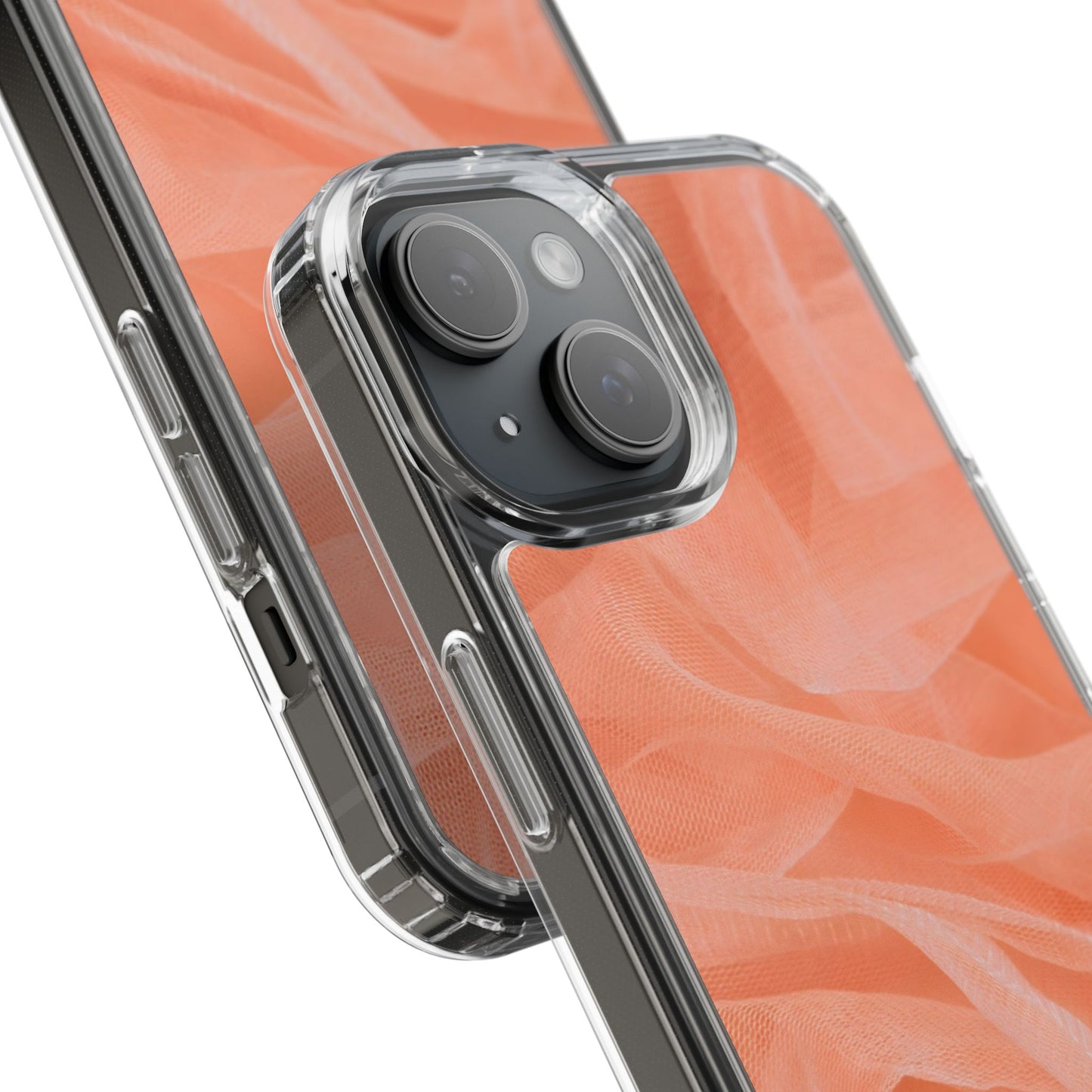 Clear Phone Case – Coral Veil