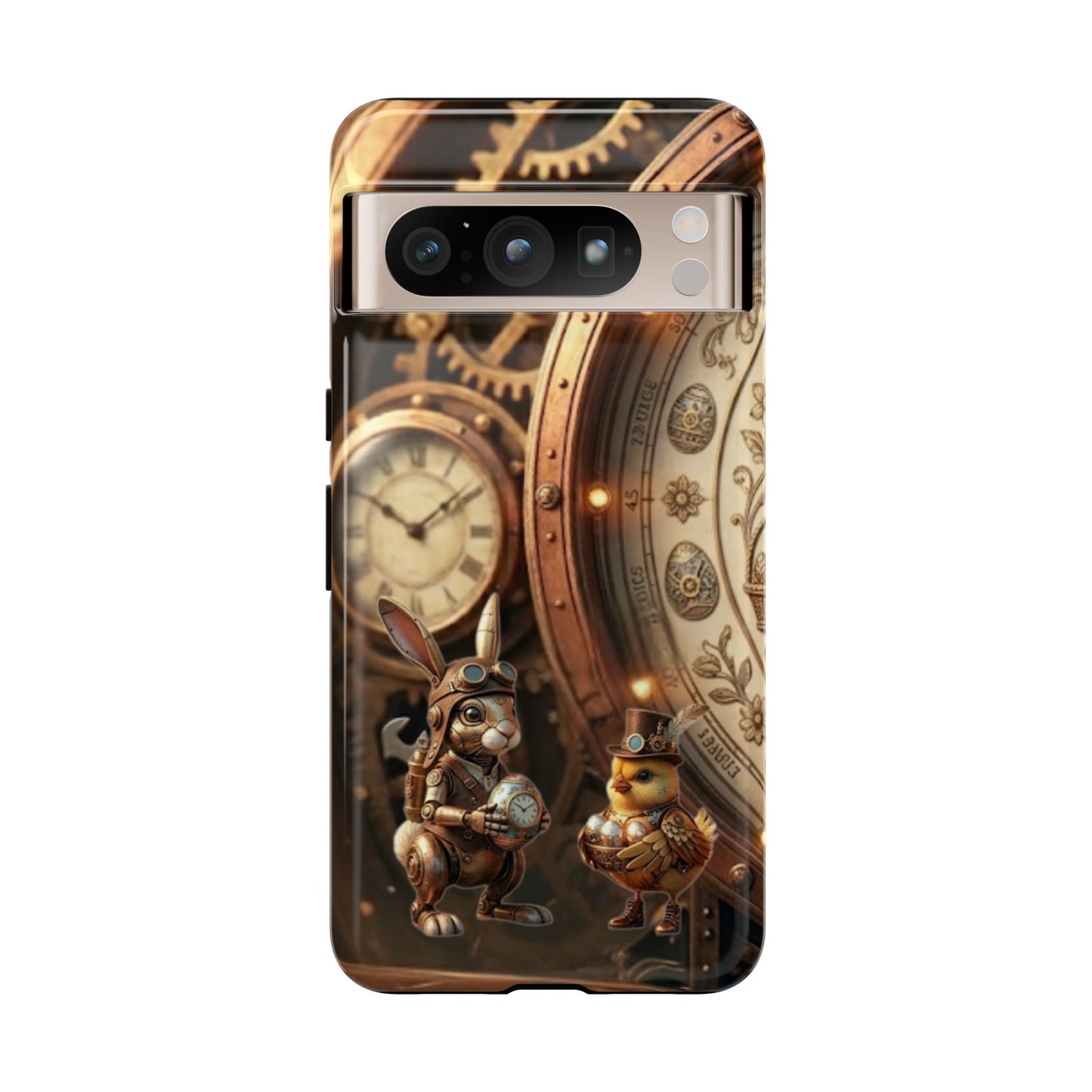 Protective Phone Case – Clockwork Cottontail