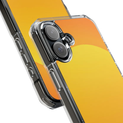 Clear Magnetic Phone Case — Desert Sunrise