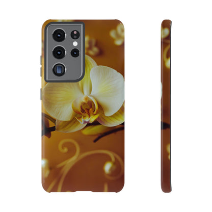 Protective Phone Case – Amber Orchid