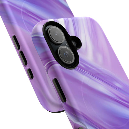 Protective Magnetic Phone Case – Lavender Wave