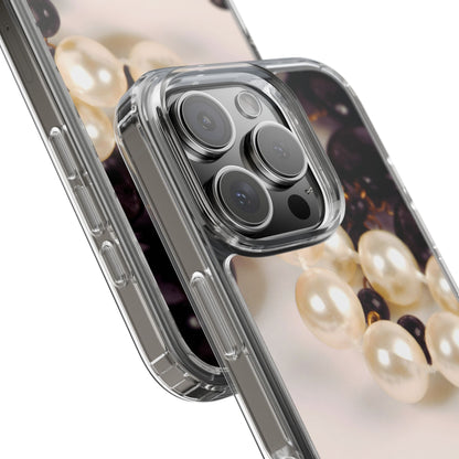 Clear Phone Case – Noir Pearl