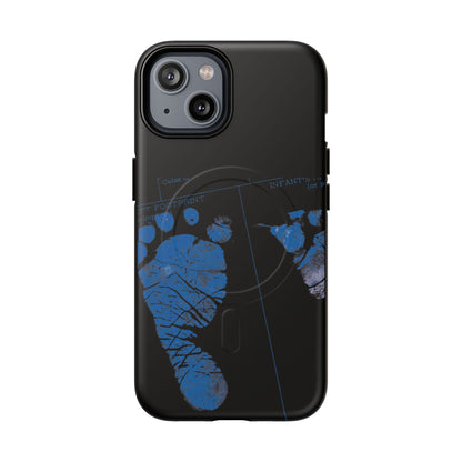 Protective Magnetic Phone Case – Mom’s Little Blue Footprints