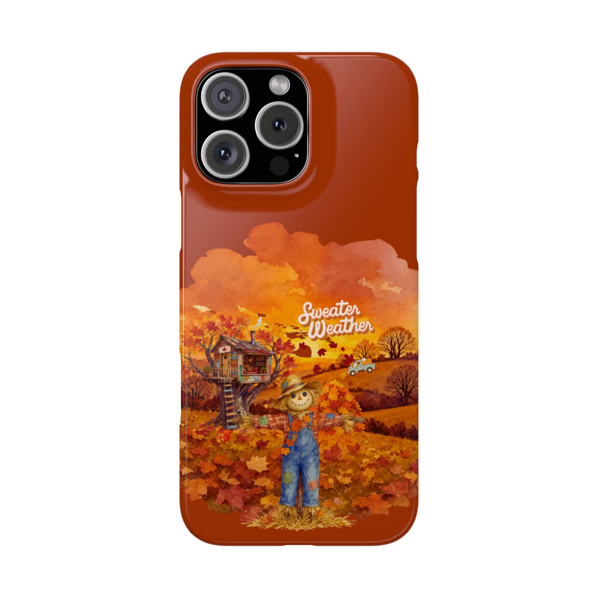 Slim Phone Case – Sweater Weather – Compatible with iPhone 11–17 Series