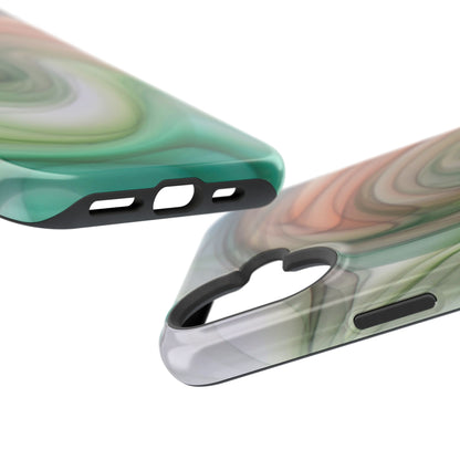 Impact-Resistant Phone Case – Marble Flow