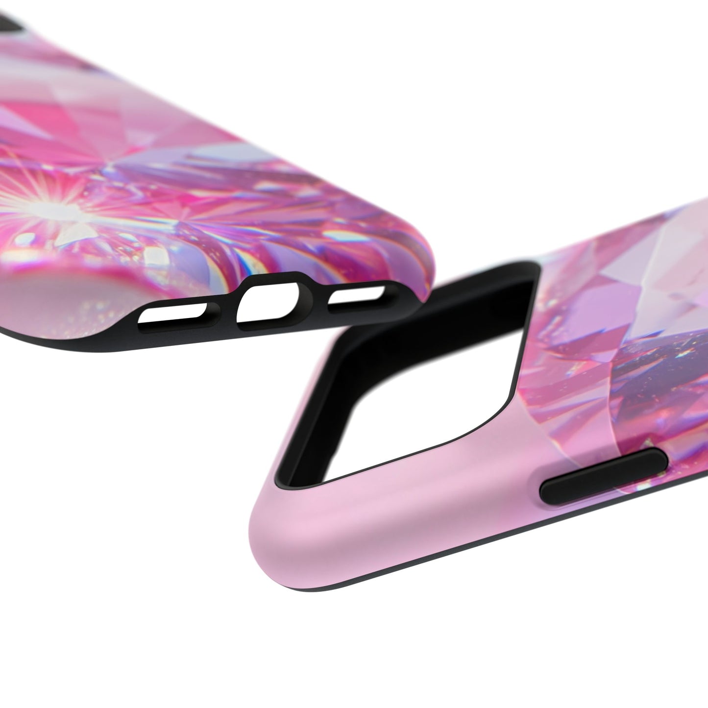 Impact-Resistant Phone Case – Pink Ice