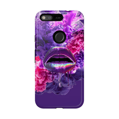 Protective Phone Case – Purple Haze Lips