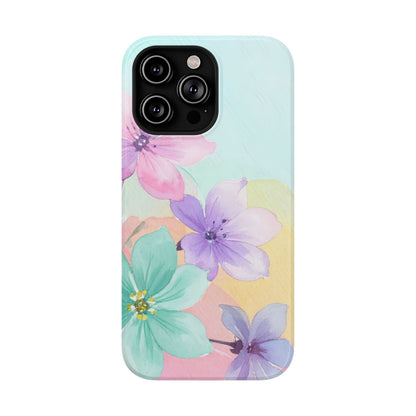 Impact-Resistant Phone Case – Water Petal