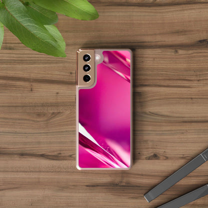 Clear Phone Case – Magenta Motion