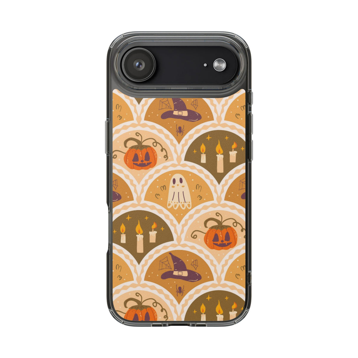 Clear Phone Case – Vintage Haunt – Compatible with iPhone 13–17 & Samsung Galaxy S25–S26 Series