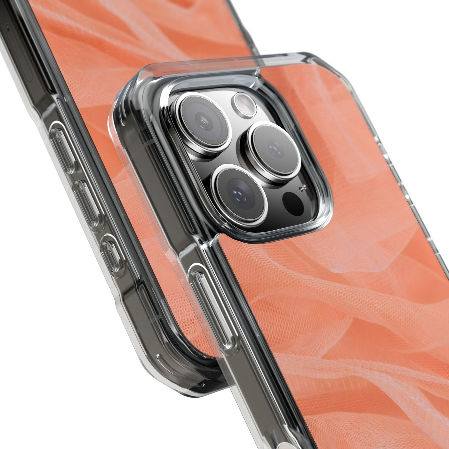 Clear Magnetic Phone Case – Coral Veil