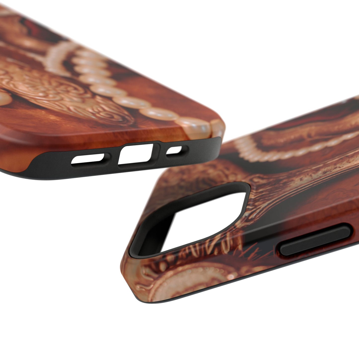 Impact-Resistant Phone Case – Bronze Vanity