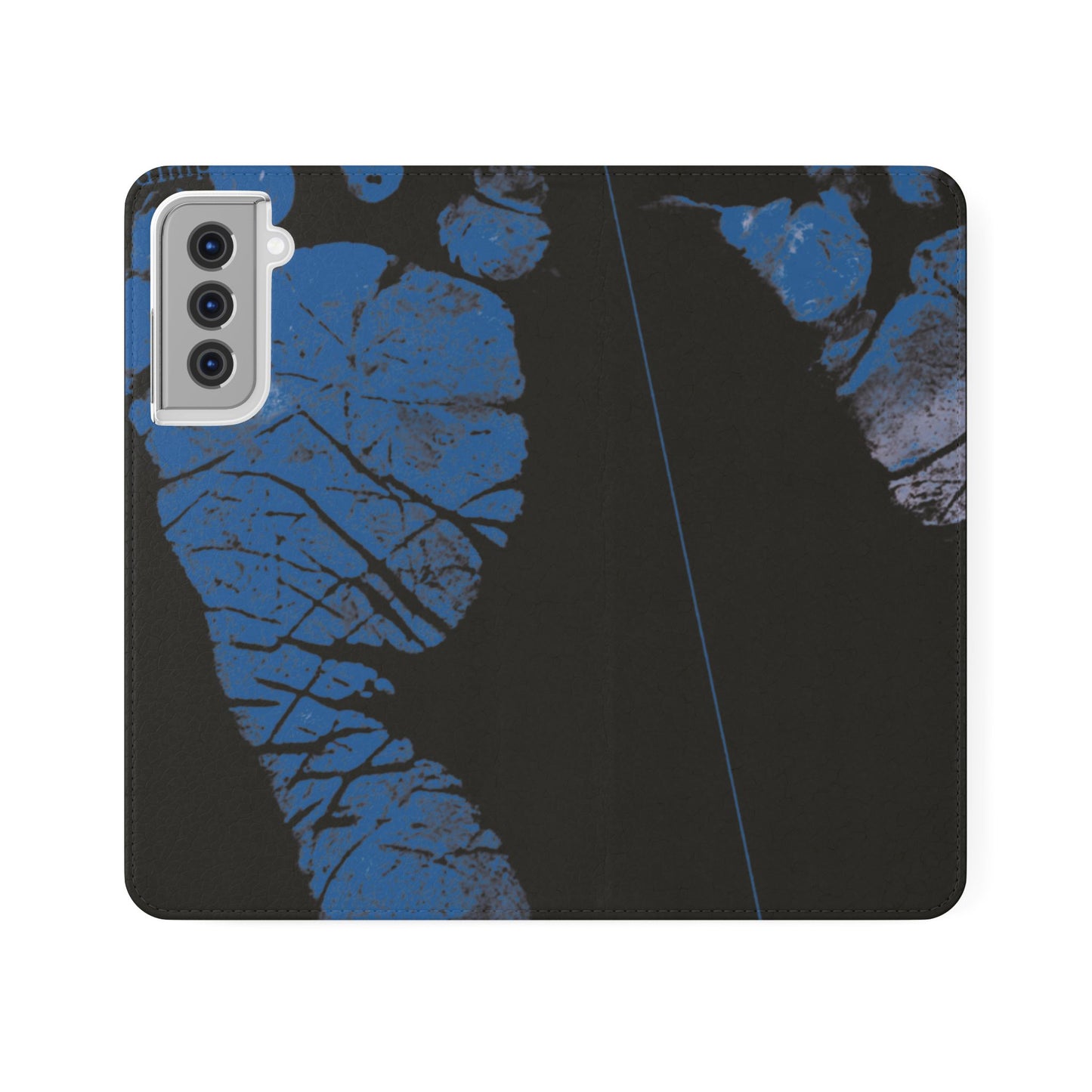 Flip Case – Mom’s Little Blue Footprints