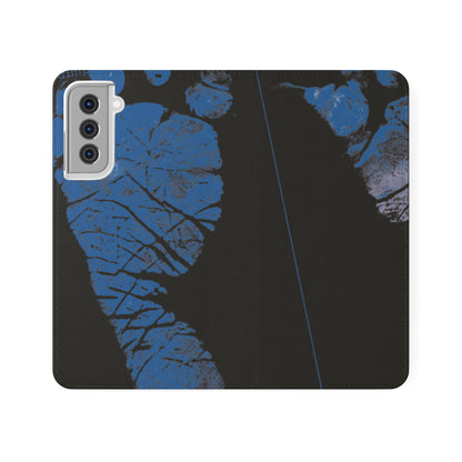 Flip Case – Mom’s Little Blue Footprints