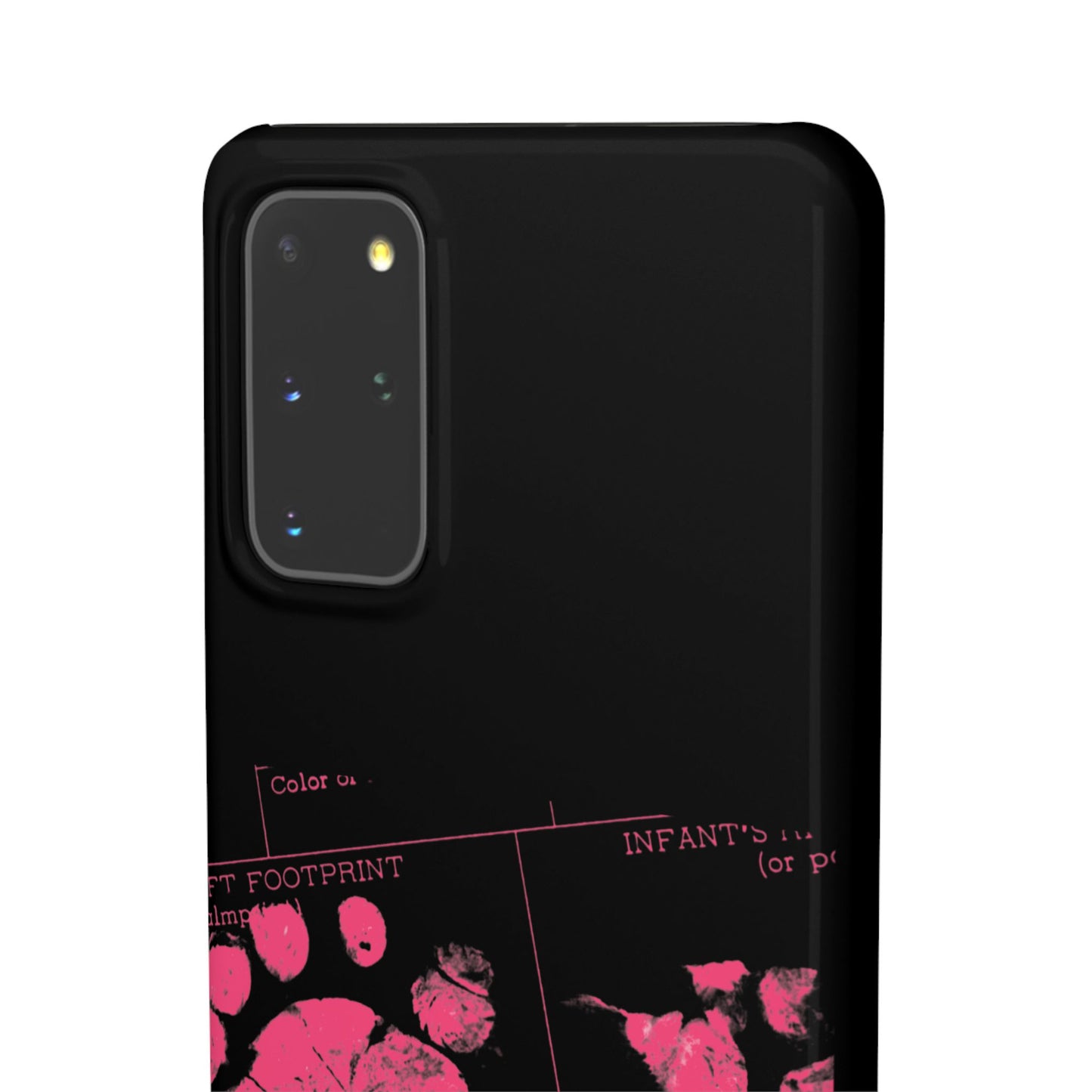 Snap Phone Case – Mom’s Little Pink Footprints