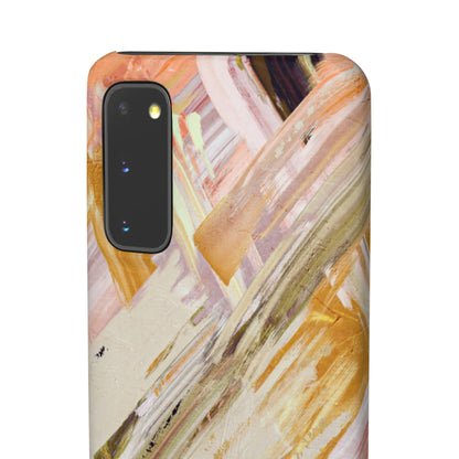 Snap Phone Case – Brush & Bronze