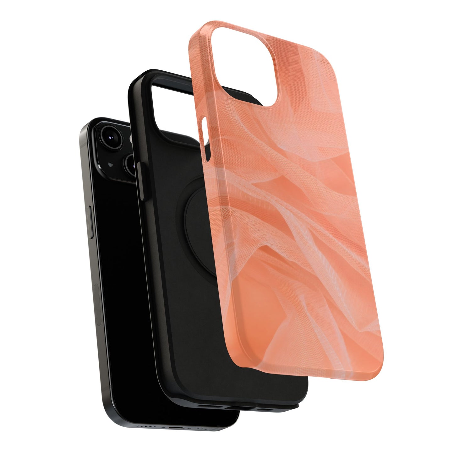 Impact-Resistant Phone Case – Coral Veil