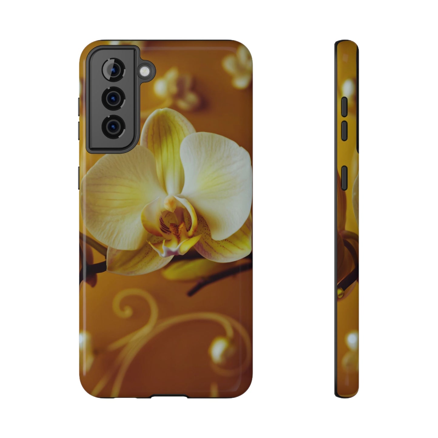 Protective Phone Case – Amber Orchid