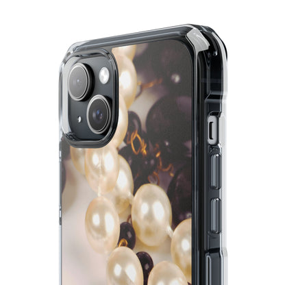 Clear Magnetic Phone Case – Noir Pearl