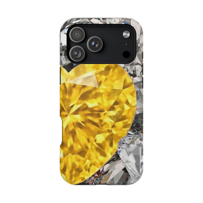 Wireless-Charging Compatible Case – Heart of Gold