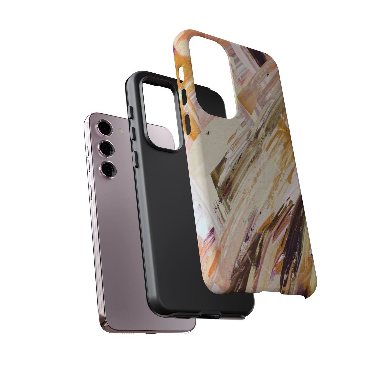 Protective Phone Case – Brush & Bronze