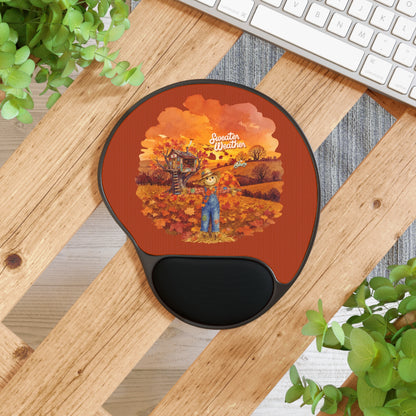 Ergonomic Mouse Pad – Sweater Weather
