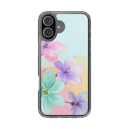 Clear Phone Case – Water Petal