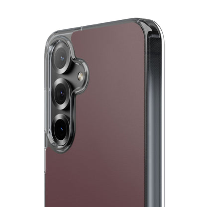 Clear Phone Case – Mulled Wine – Compatible with iPhone 13–17 & Samsung Galaxy S25–S26 Series