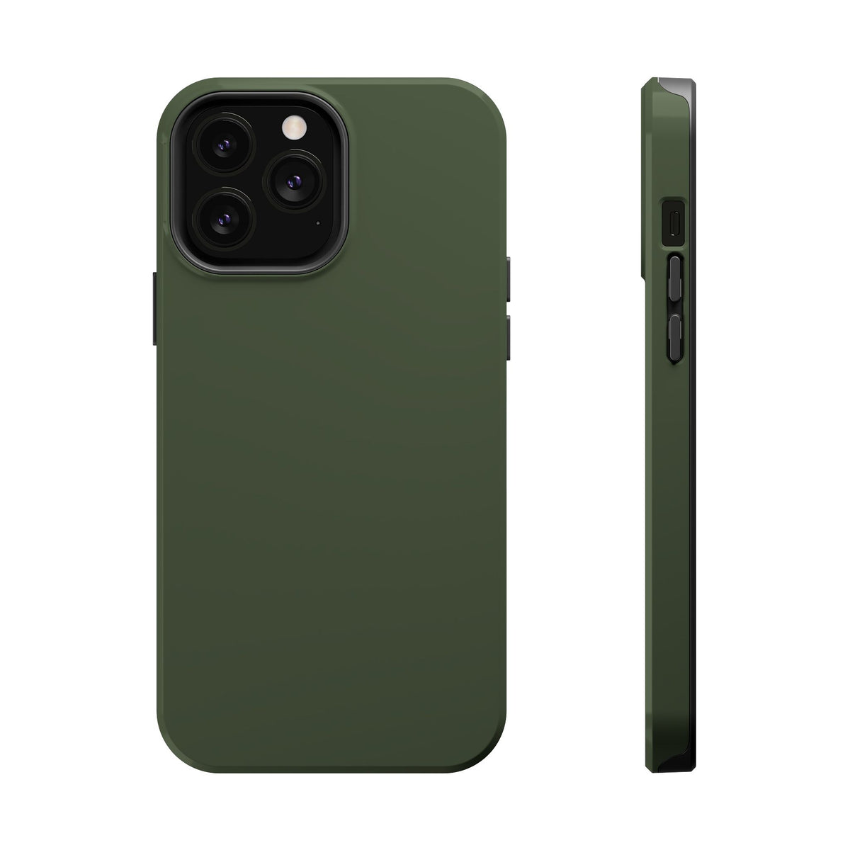 Wireless-Charging Compatible Case – Cabin Green – Compatible with iPhone 13–17 & Samsung Galaxy S25–S26 Series