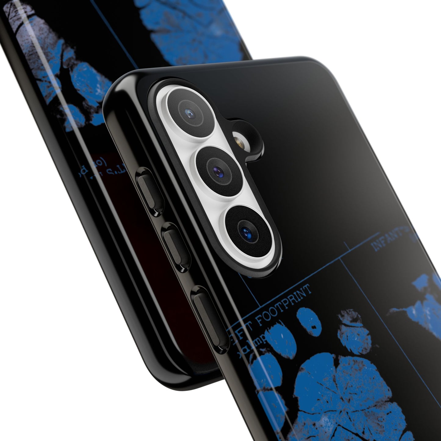 Protective Phone Case – Mom’s Little Blue Footprints
