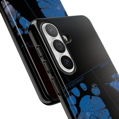 Protective Phone Case – Mom’s Little Blue Footprints
