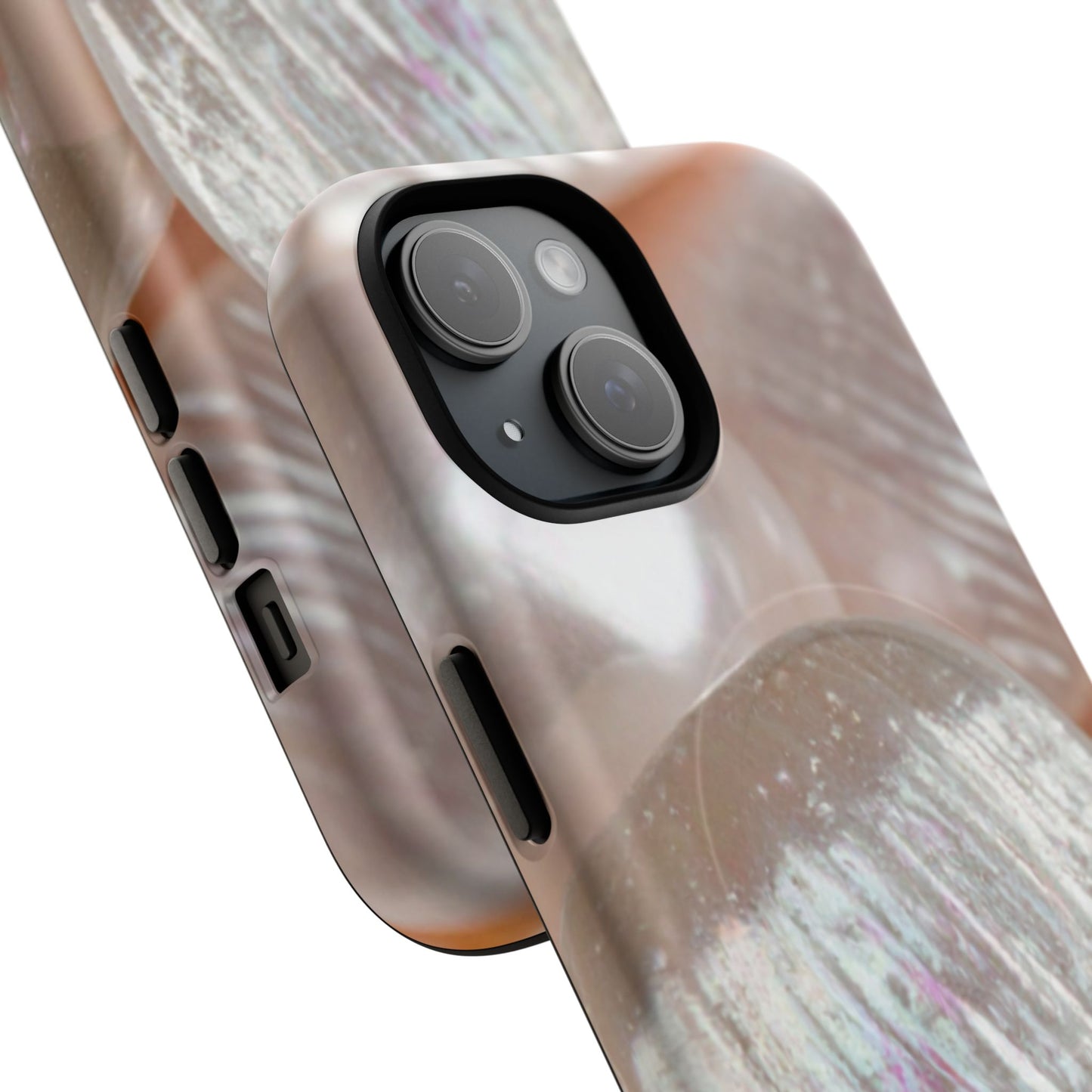 Protective Magnetic Phone Case – Blush Pearl