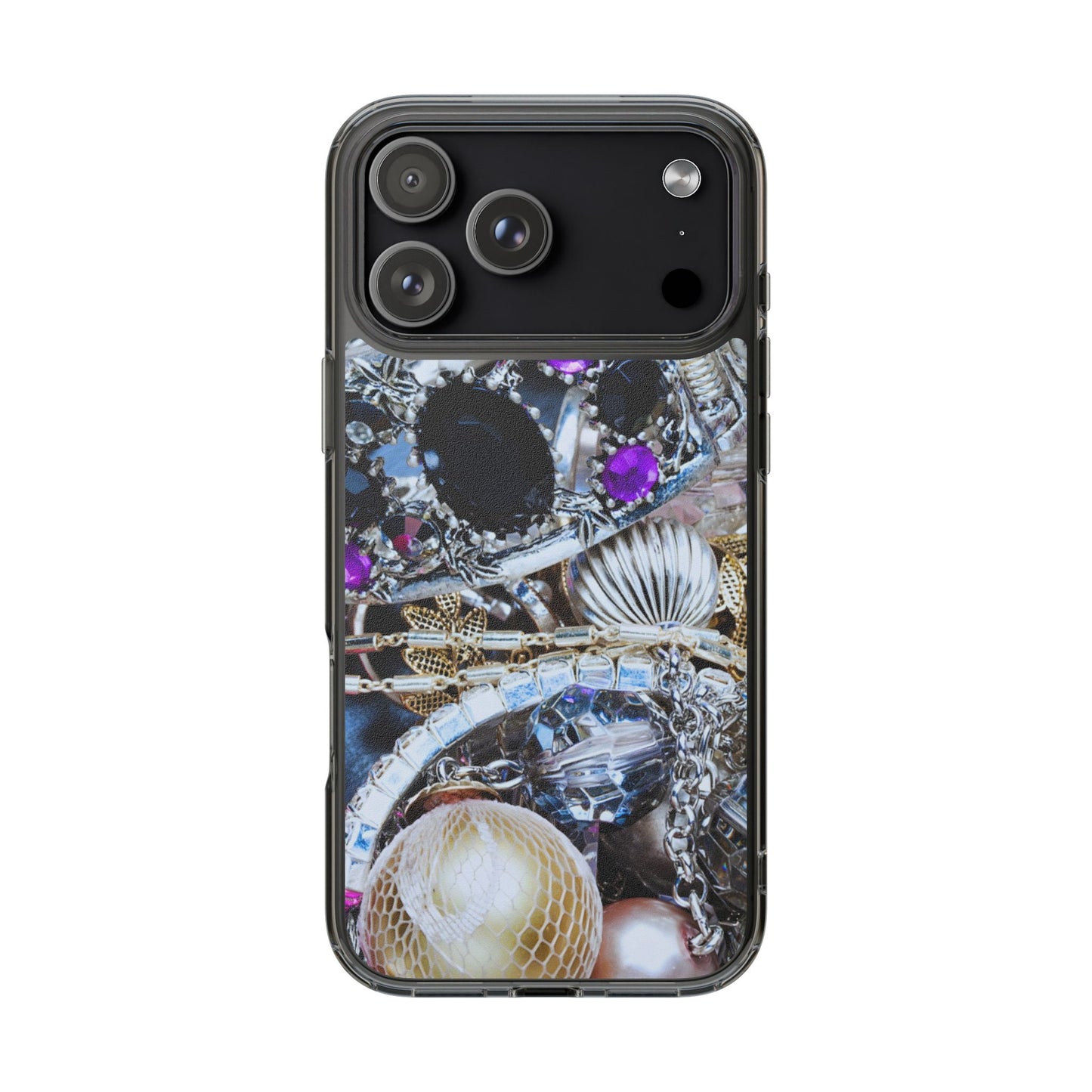 Clear Phone Case – Chrome Jewel