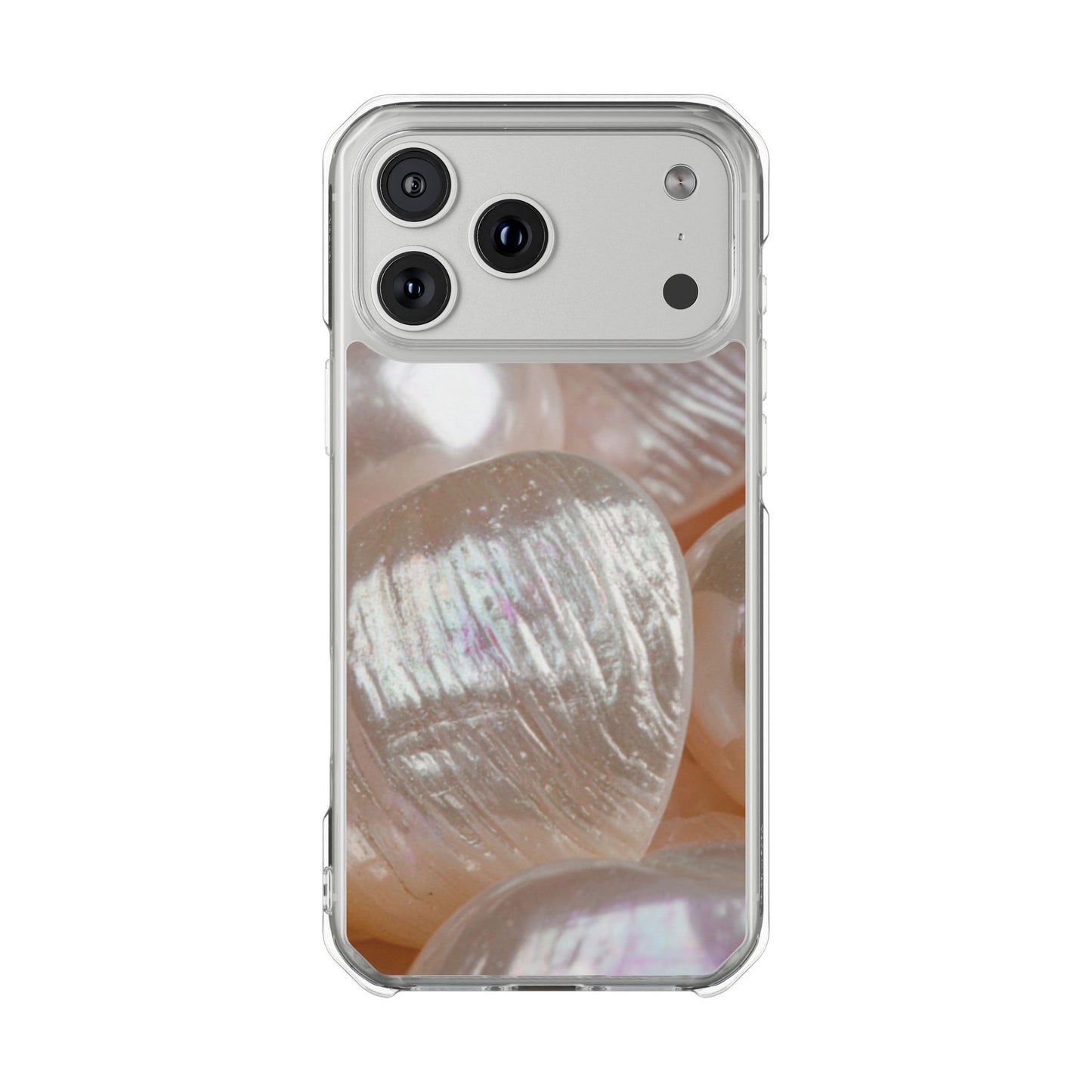 Clear Magnetic Phone Case – Blush Pearl