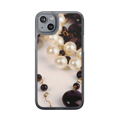 Clear Phone Case – Noir Pearl